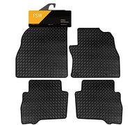 FSW - Tailored Mats - Fits CITROEN Nemo Multispace 2008-2021 MPV - HEAVY DUTY 3mm Rubber Matting - Anti Slip Mat - Waterproof, Non Slip Car Floor Mat, with Anti Slip Backing - 4 Rubber Floor Mat Set