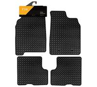 FSW - Tailored Mats - Fits Dacia Duster 2018-2024 with Passenger Seat Draw - HEAVY DUTY 3mm Rubber Matting - Waterproof, Non Slip Car Floor Mat, with Anti Slip Backing - 4 Rubber Floor Mat Set