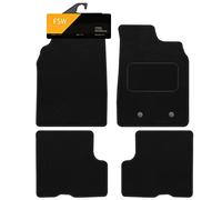 FSW - Tailored Mats - Fits Dacia Duster 2018-2024 Without Passenger Seat Draw - Black Carpet - Anti Slip Mat - Non Slip, Fitted With Clips & Granulated Backing - 4 Pc Floor Mat Only
