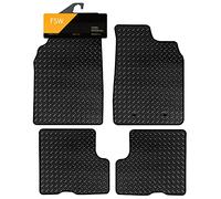 FSW - Tailored Mats - Fits Dacia Duster 2018-2024 without Passenger Seat Draw - HEAVY DUTY 3mm Rubber Matting - Waterproof, Non Slip Car Floor Mat, with Anti Slip Backing - 4 Rubber Floor Mat Set