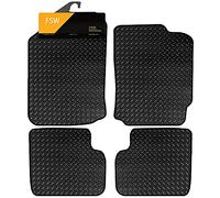 FSW - Tailored Mats - Fits DAIHATSU Sirion 2005-2015 - HEAVY DUTY 3mm Rubber Matting - Anti Slip Mat - Waterproof, Non Slip Car Floor Mat, with Anti Slip Backing - 4 Rubber Floor Mat Set