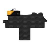 FSW - Tailored Mats - Fits FIAT Ducato 2015-ON With Central Glove Box Motorhome - 3mm Heavy Duty Rubber - Anti Slip Van Floor Mat, Waterproof With Anti Slip Backing - 1Pc Floor Mat