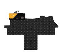 FSW - Tailored Mats - Fits FIAT Ducato 2015-ON With Central Glove Box Motorhome - 5mm Extra Heavy Duty Rubber - Anti Slip Van Floor Mat, Waterproof With Anti Slip Backing - 1Pc Floor Mat