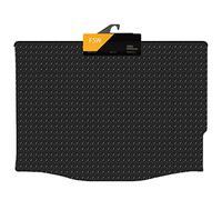 FSW - Tailored Mats - Fits Ford Focus MK3 2011-2018 Hatch with Subs - Rubber - Non Slip Car Boot Mat, Heavy Duty 3mm Rubber - Waterproof, Anti Slip Mat, Edged With Black Cloth Binding