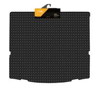 FSW - Tailored Mats - Fits FORD Tailored Rear Car Boot Mat S Max 2015-On Heavy Duty 3mm Rubber - Anti Slip Boot Mat, Waterproof & Edged With Black Cloth Binding - 1 Pc Rubber Boot Mat