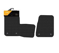 FSW - Tailored Mats - Fits Ford Transit Custom Manual 2019-On - 3mm Heavy Duty Rubber - Fitted With Clips - Anti Slip Van Floor Mat, Anti Slip Backing - 2Pc Rubber Floor Mat - Van Accessories