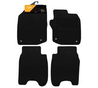 FSW - Tailored Mats - Fits HONDA Civic 2012-2017 - Black Carpet - Anti Slip Mat - Non Slip Car Floor Mat, Fitted With Clips & Granulated Backing - Petrol Car Only