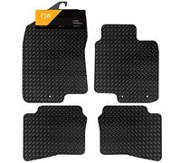 FSW - Tailored Mats - Fits HYUNDAI I-20 2015-2020 Hook Fixing System- 5mm Extra Heavy Duty Rubber - Anti Slip, Waterproof - 3 Clips - 4 Pc Mats Only