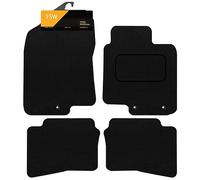 FSW - Tailored Mats - Fits HYUNDAI I-20 2015-2020 Hook Fixing System - Black Carpet - Anti Slip Mat - Non Slip Car Floor Mat, Fitted With Clips & Granulated Backing - 4 Pc Floor Mat Only