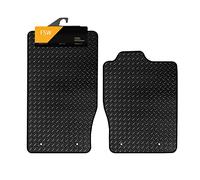 FSW - Tailored Mats - Fits JAGUAR F Type 2014-ON Alternative with 168mm Hole Spacing - HEAVY DUTY 3mm Rubber - Waterproof, Non Slip Car Floor Mat - Clips & Anti Slip Backing - 2 Rubber Floor Mat Set