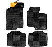 FSW - Tailored Mats - Fits KIA Optima 2010-2015 - HEAVY DUTY 3mm Rubber Matting - Anti Slip Mat - Waterproof, Non Slip Car Floor Mat, Fitted with Clips & Anti Slip Backing - 4 Rubber Floor Mat Set