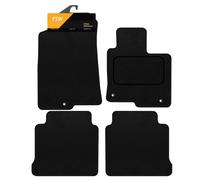 FSW - Tailored Mats - Fits KIA Optima 2016-2019 Hook Type Fixing System - Black Carpet - Anti Slip Mat - Non Slip Car Floor Mat, Fitted With Clips & Granulated Backing - 4 Pc Floor Mat Only