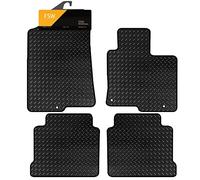 FSW - Tailored Mats - Fits KIA Optima 2016-2019, Hook Type Fixing System - HEAVY DUTY 3mm Rubber Anti Slip Mat - Waterproof, Non Slip Car Floor Mat - Clips & Anti Slip Backing - 4 Floor Mat Set