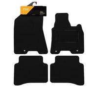 FSW - Tailored Mats - Fits KIA Sportage 2016-2018 Hook Fixing System - Black Carpet - Anti Slip Mat - Non Slip Car Floor Mat, Fitted With Clips & Granulated Backing - 4 Pc Floor Mat Only