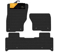 FSW - Tailored Mats - Fits LANDROVER Discovery 2017-On - 5mm Extra Heavy Duty Rubber - Anti Slip Mat, Waterproof - 8 Clips - Hard Wearing - 3 XL Pc Floor Mats Only