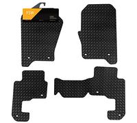 FSW - Tailored Mats - Fits LANDROVER Discovery 3 2004-2010 With 8 Fixing Locations - 5mm Extra Heavy Duty Rubber - Anti Slip Mat, Waterproof - 8 Clips - Hard Wearing - 4 XL Pc Floor Mats Only