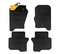FSW - Tailored Mats - Fits LANDROVER Discovery 3 2008-2010, with Fixing Rings - HEAVY DUTY 3mm Rubber Anti Slip Mat - Waterproof, Non Slip Car Floor Mat - Clips & Anti Slip Backing - 4 Floor Mat Set