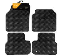 FSW - Tailored Mats - Fits LANDROVER Discovery Sports 2015-On - 5mm Extra Heavy Duty Rubber - Anti Slip Mat, Waterproof - 8 Clips - Hard Wearing - 4 Pc Floor Mats Only