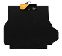 FSW - Tailored Mats - Fits LANDROVER RANGE ROVER VOGUE 2002-2012 BOOT MAT - Black Carpet - Anti Slip Mat - Non Slip Car Boot Floor Mat, Fitted With Granulated Backing, Edged With Black Cloth Binding