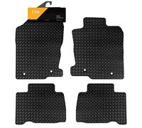 FSW - Tailored Mats - Fits LEXUS Nx300H 2014-On - 5mm Extra Heavy Duty Rubber - Anti Slip Mat, Waterproof - 4 Clips - Hard Wearing - 4 Pc Floor Mats Only