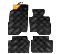 FSW - Tailored Mats - Fits MAZDA 6 2013-2020 Estate - 5mm Extra Heavy Duty Rubber - Anti Slip Mat, Waterproof - 4 Clips - Hard Wearing - 4 Pc Floor Mats Only