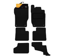 FSW - Tailored Mats - Fits MERCEDES Gl 2006-2013 - Black Carpet - Anti Slip Mat - Non Slip Car Floor Mat, Fitted With Clips & Granulated Backing - 6 Pc Floor Mat Only