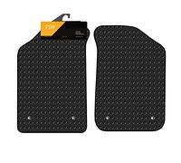 FSW - Tailored Mats - Fits MG MGF 2000-2005 - HEAVY DUTY 3mm Rubber Matting - Anti Slip Mat - Waterproof, Non Slip Car Floor Mat, Fitted with Clips & Anti Slip Backing - 2 Rubber Floor Mat Set