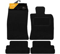 FSW - Tailored Mats - Fits MINI 2008-2016 (R57) - Black Carpet - Anti Slip Mat - Non Slip Car Floor Mat, Fitted With Clips & Granulated Backing - 4 Pc Floor Mat Only