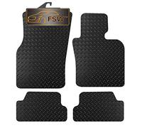 FSW - Tailored Mats - Fits MINI F57 2016-ON 5mm Extra Heavy Duty Rubber - Anti Slip Mat, Fitted With Velcro, Waterproof - Hard Wearing 4 Pc Floor Mats Only
