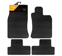 FSW - Tailored Mats - Fits Mini R50 & R53 2002-2006 Not Clubman-5mm Extra Heavy Duty Rubber - Anti Slip Mat, Waterproof - 2 Clips - 4 Pc Floor Mats