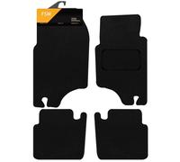 FSW - Tailored Mats - Fits MITSUBISHI Shogun/Pajero 1992-2000 SWB - Black Carpet - Anti Slip Mat - Non Slip Car Floor Mat, Fitted With Granulated Backing, Black Cloth Binding - 4 Pc Floor Mat Only