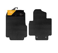 FSW - Tailored Mats - Fits Nissan ENV200 2014-ON - 3mm Heavy Duty Rubber - Fitted With Clips - Anti Slip Van Floor Mat, Waterproof With Anti Slip Backing - 2Pc Rubber Floor Mat - Van Accessories