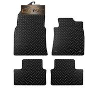 FSW - Tailored Mats - Fits RENAULT Clio 2020-ON 5mm Extra Heavy Duty Rubber - Anti Slip Mat, Fitted With Clips, Waterproof - Hard Wearing 4 Pc Floor Mats Only