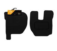 FSW - Tailored Mats - Fits RENAULT TRUCKS Midlum Euro 5 2000-2013- Black Carpet | Anti Slip Truck Floor Mat, Fitted With Granulated Backing, Edged With Black Cloth Binding - 2Pc Floor Mat Only