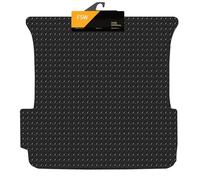 FSW - Tailored Mats - Fits TESLA Tailored Rear Car Boot Mat X When 5 Seats are up Extra Heavy Duty 5mm Rubber - Anti Slip Boot Mat and Waterproof - 1 Pc Rubber Boot Mat