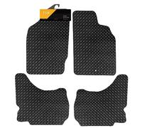 FSW - Tailored Mats - Fits TOYOTA Hi-Lux 1997-2005 Double Cab - 5mm Extra Heavy Duty Rubber - Anti Slip Mat, Waterproof - 1 Clips - Hard Wearing - 4 Pc Floor Mats Only