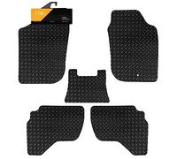 FSW - Tailored Mats - Fits TOYOTA Hi-Lux 1997-2005 Double Cab 5Pc Alternative Pattern - 5mm Extra Heavy Duty Rubber - Anti Slip Mat, Waterproof - 1 Clips - Hard Wearing - 5 Pc Floor Mats Only