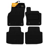 FSW - Tailored Mats - Fits VOLKSWAGEN Arteon 2017 Onwards - Black Carpet - Anti Slip Mat - Non Slip Car Floor Mat, Fitted With Clips & Granulated Backing - 4 Pc Floor Mat Only