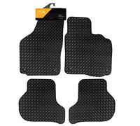 FSW - Tailored Mats - Fits VOLKSWAGEN Scirocco 2008-2017 - 5mm Extra Heavy Duty Rubber - Anti Slip Mat, Waterproof - 4 Clips - Hard Wearing - 4 Pc Floor Mats Only