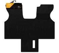 FSW - Tailored Mats - Fits Volkswagen Transporter T4 1990-2003 - Black Carpet - Van, Non Slip Mat, Fitted With Granulated Backing, Edged With Black Cloth Binding - 1Pc Floor Mat Only