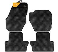FSW - Tailored Mats - Fits VOLVO S60 & V60 Auto 2010-2018 - HEAVY DUTY 3mm Rubber MatS - Anti Slip Mat - Waterproof, Non Slip Car Floor Mat, Fitted with Clips & Anti Slip Backing - 4 Rubber Floor Mat