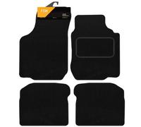 FSW - Tailored Mats - Fits Vw Golf 4 1997-2003 & Vw Beetle 1999-2005 - Black Carpet - Anti Slip Mat - Non Slip Car Floor Mat, Granulated Backing, Black Cloth Binding