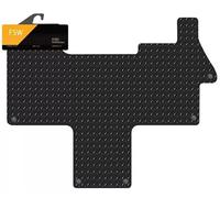 FSW Tailored Van Front Mats Fits Fiat Ducato Motorhome Auto 2017-On Black | 5mm Rubber, Custom Fit, Extra Heavy Duty Floor Mats, Anti-Slip, Waterproof