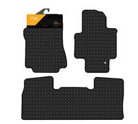 FSW Tailored Van Mats Fits Nissan Nv200 2009-2019, 3mm Rubber, Black