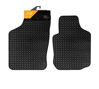 FSW Tailored Van Mats Fits Vauxhall Combo Van 2001-2011, 3mm Rubber, Black | 2-Piece, Custom Fit, Heavy Duty Floor Mats, Anti-Slip, Waterproof