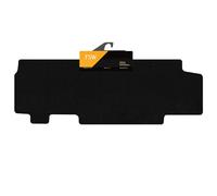 FSW - Tailored Van Mats - Vw T5 Facelift & T6 Kombi 2010-2019 - Single Side Door, 1+2 Rear Seat - Rear Only Black Carpet - Anti Slip Mat, Fitted With Granulated Backing & Black Cloth Binding -