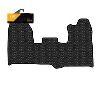 FSW - Transit Custom 2015-2019 1 Pc Version - No Clips - Tailored Van Mats - 3mm Heavy Duty Rubber - Anti Slip Van Floor Mat, Waterproof With Anti Slip Backing - 1Pc Rubber Floor Mat - Van Accessories