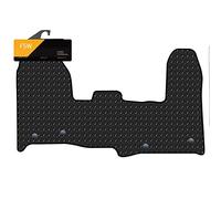 FSW - Transit Custom 2018-2020 Automatic Version - Tailored Van Mats - 3mm Heavy Duty Rubber - Fitted With Clips - Anti Slip Van Floor Mat, Anti Slip Backing - 1Pc Rubber Floor Mat
