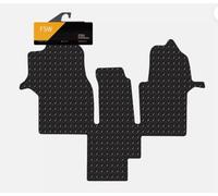 FSW Van Mats Fits Man TGE Motorhome 2017-Onwards Van Front, 5mm Rubber | Custom Fit, Extra Heavy Duty Floor Mats, Anti-Slip, Waterproof