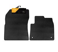 FSW Van Mats Fits Peugeot Partner 2019-On, 3mm Rubber, Black, 2 Piece